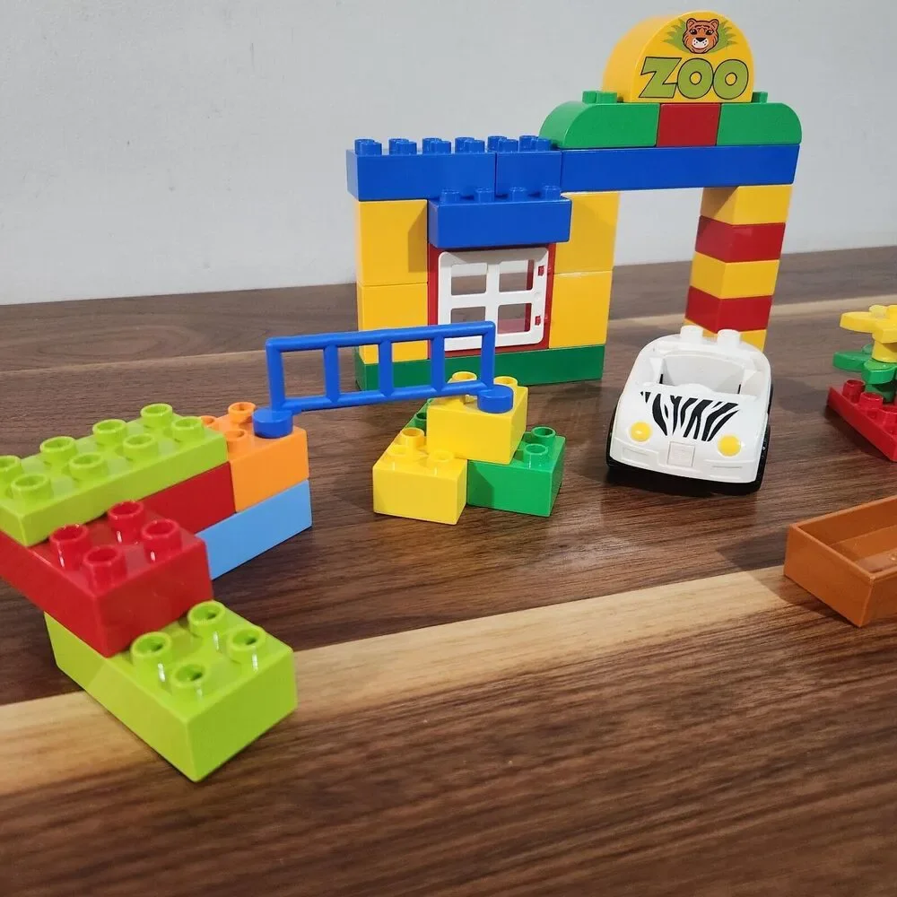 Lego Duplo 6136 My First Zoo Incomplete Replacement Pieces Car Fence Blocks